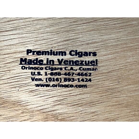 Wooden Cigar Box Premium Cigars Of Venezuela Orinoco Vintage - Picture 8 of 13